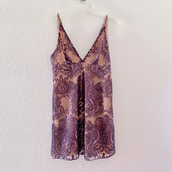 Free People Sequined Mini Dress - Picture 9 of 16